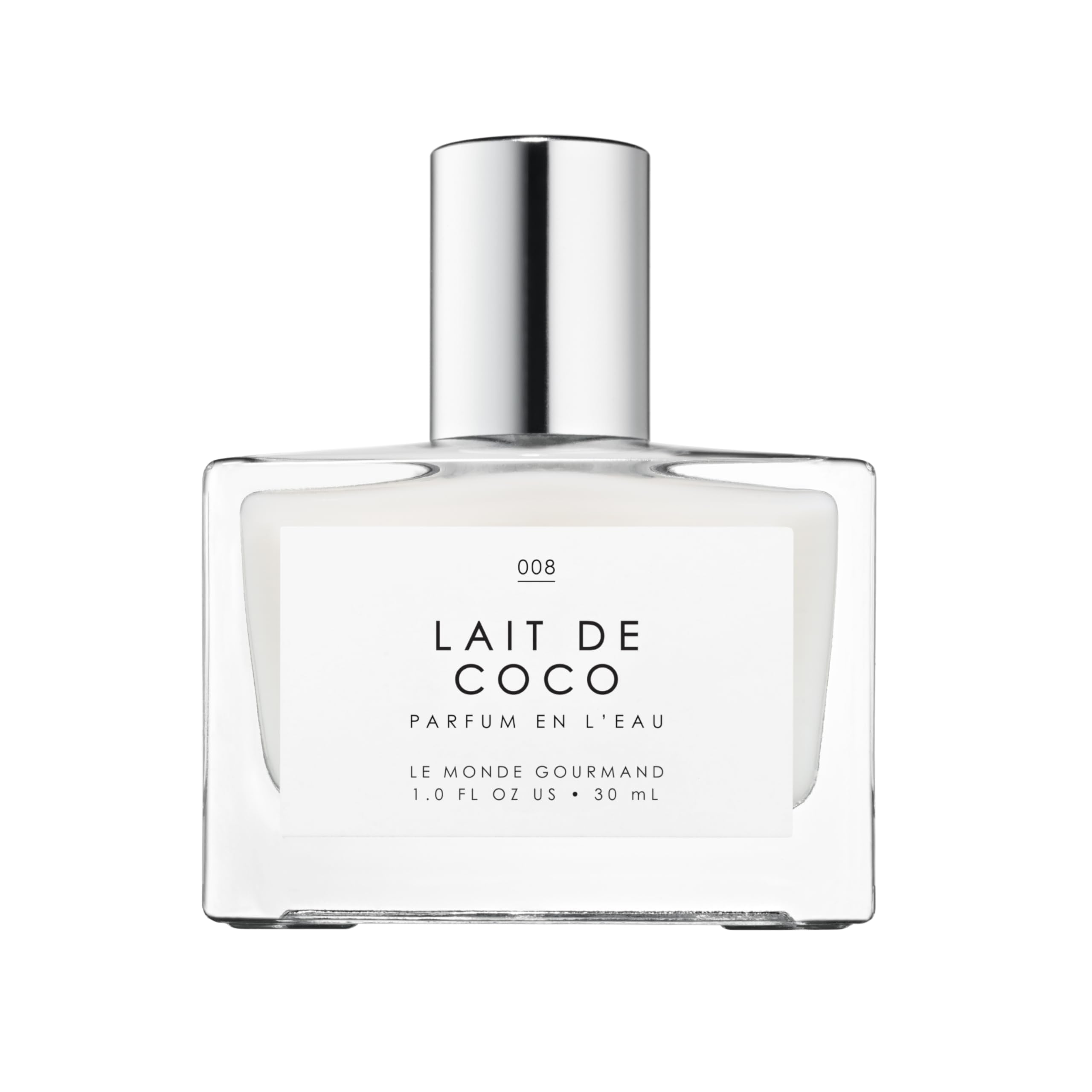Le Monde Gourmand Lait de Coco Eau de Parfum Spray Perfume for Women, Creamy Coconut Scent with Bergamot & Vanilla Praline, Vegan & Cruelty Free, 1 fl oz (30 ml)