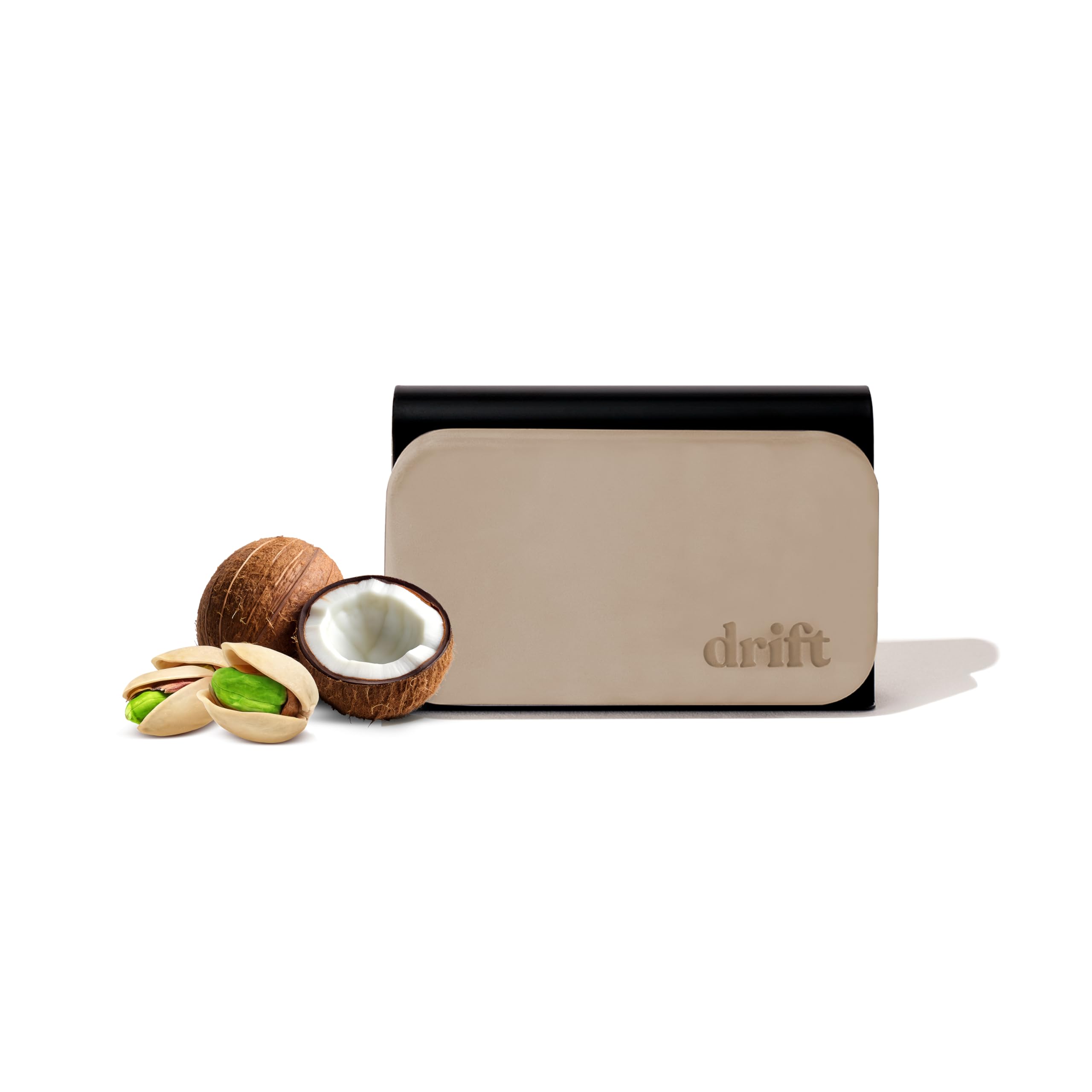 Drift Car Air Freshener - Stone Fragrance - Automotive Odor Eliminator - Long Lasting Scent - Scent Refill - Coconut & Pistachio Starter Kit