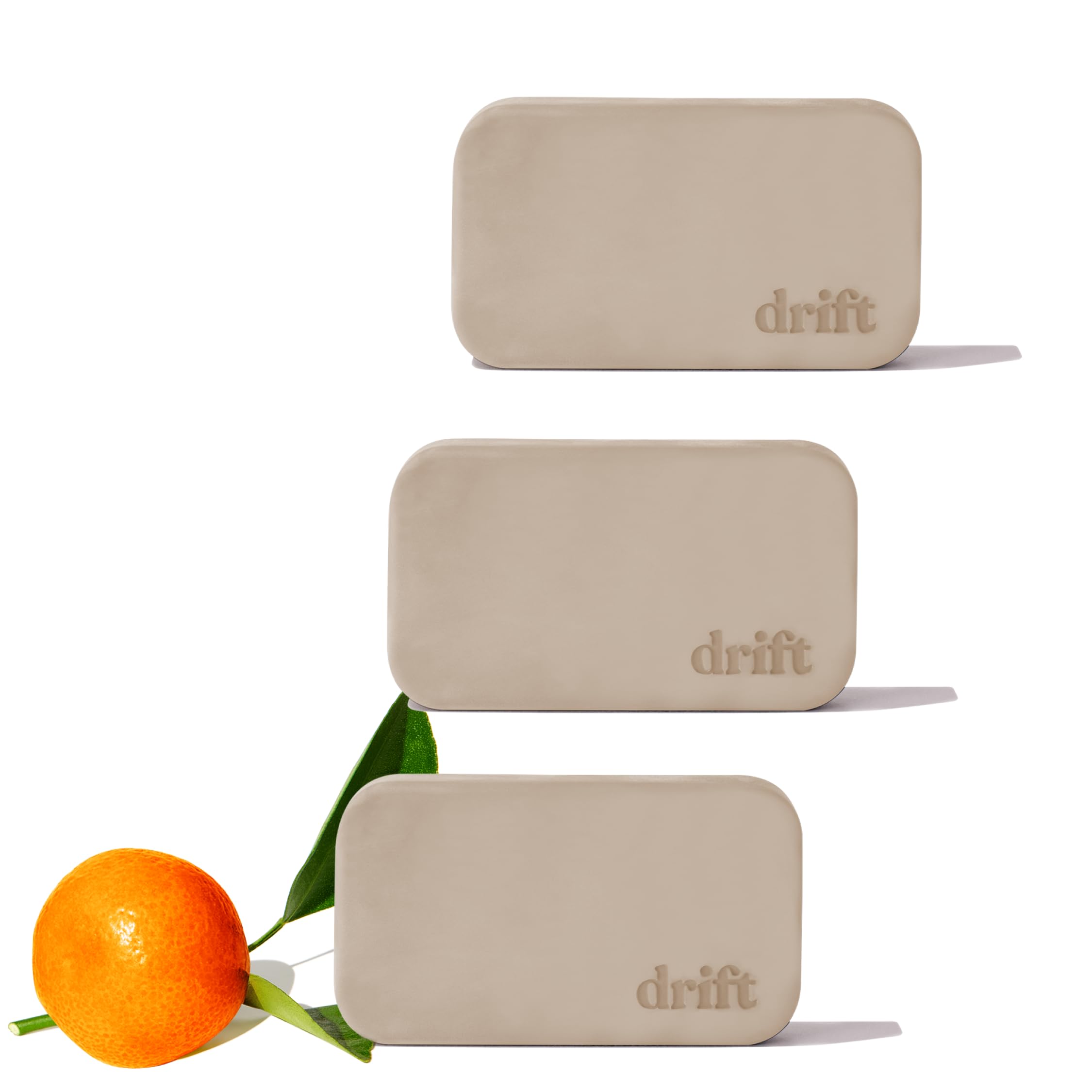 Drift Car Air Freshener - The Original Stone Air Freshener - Car Odor Eliminator - Long Lasting Scent - Metal Clip - Essential Oils - Clean Ingredients - Grove Scent 3 Pack Refill - NO CLIP INCLUDED