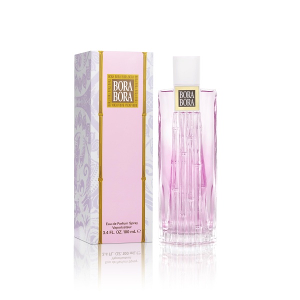 Liz Claiborne Bora Bora Eau de Parfum Spray for Women, Floral EDP Scent with Notes of Coral Flower, Lychee, Blush Orchid, and Amber, 3.4 fl oz