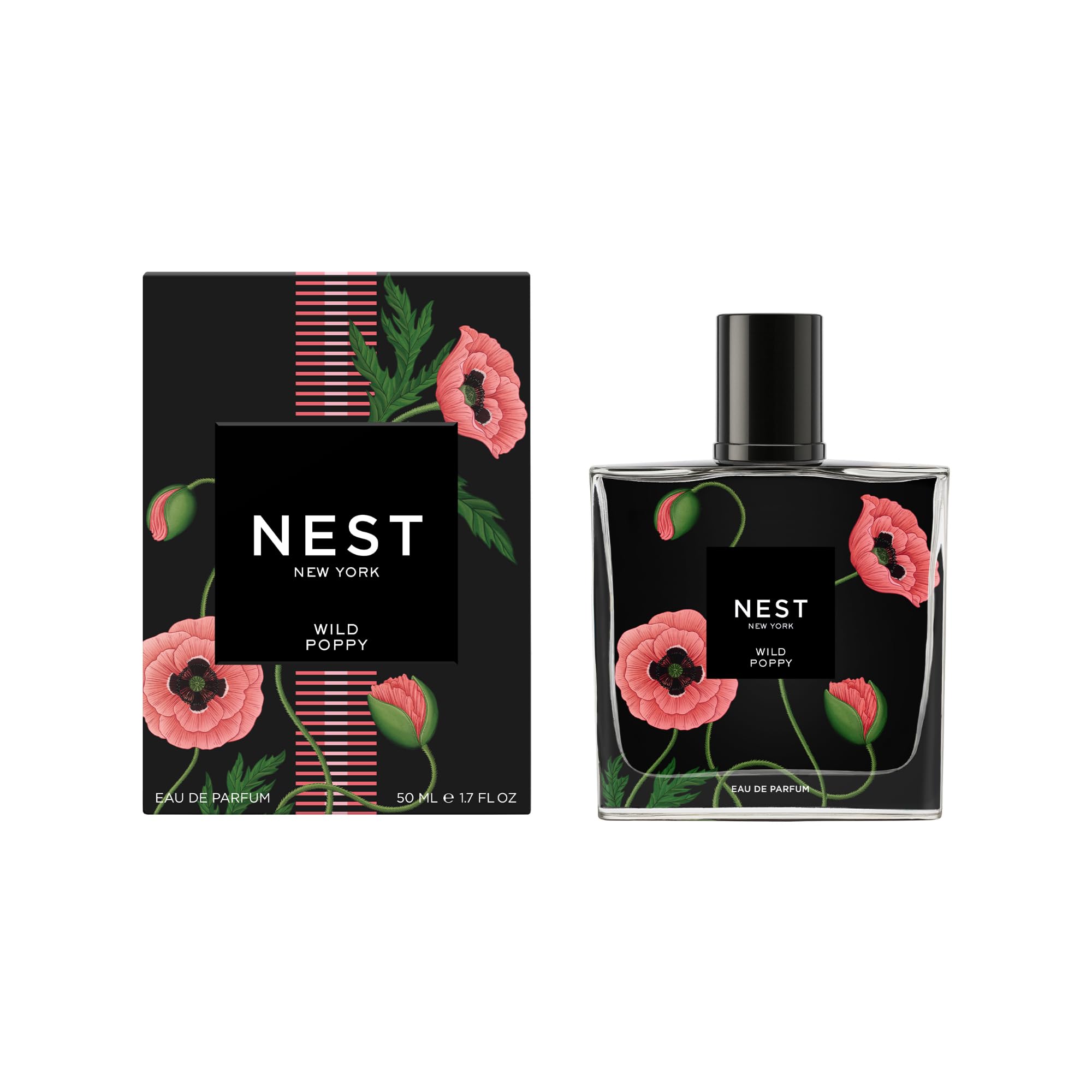 NEST New York Wild Poppy Eau de Parfum (Full Size) - 50 mL - Vegan & Cruelty Free
