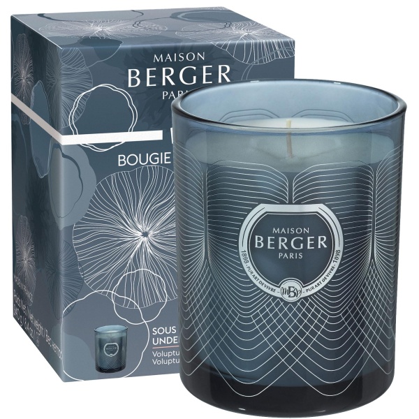 Maison Berger - Molecule Scented Candle - Underneath The Magnolias - 4 inches Height, 3.25 inches Diameter - 8.4 Ounces - 240 Grams - Burning time up to +/- 45 Hours (Night Sky)