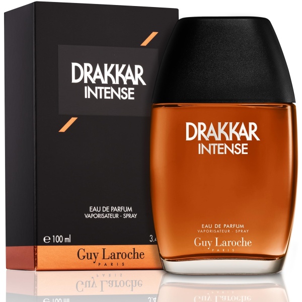 Guy Laroche Drakkar Intense Men's Eau de Parfum - Seductive & Irresistible Mens Cologne, Ambery Fougere Fragrance with Notes of Vanilla, Bergamot & Clary Sage, Long Lasting Perfume for Men